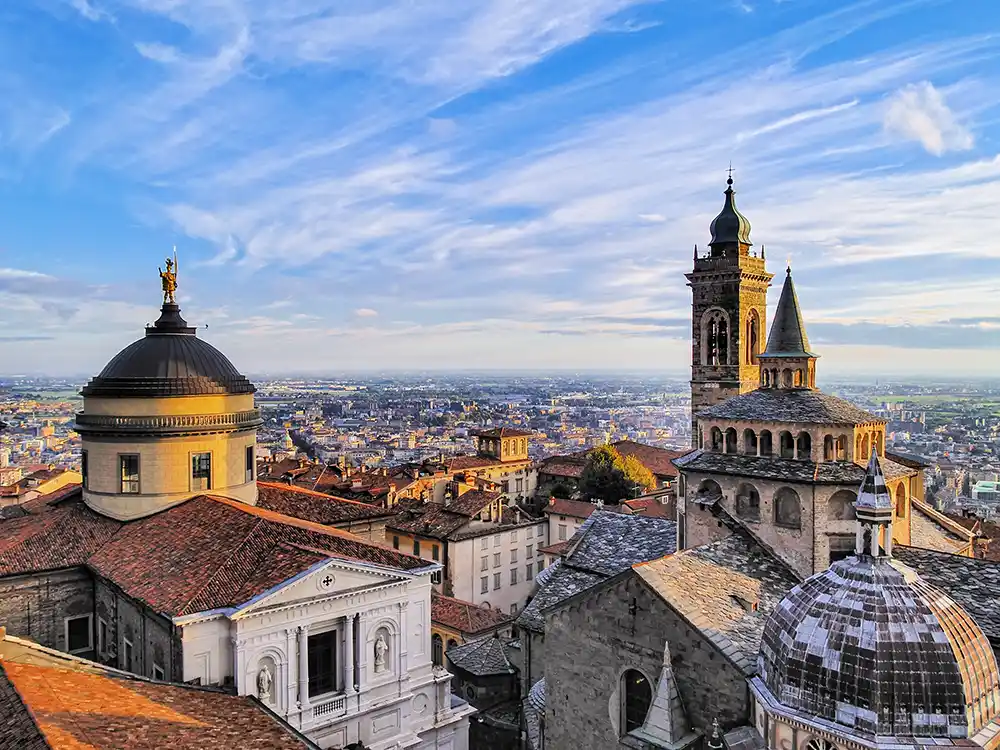 vista città alta bergamo