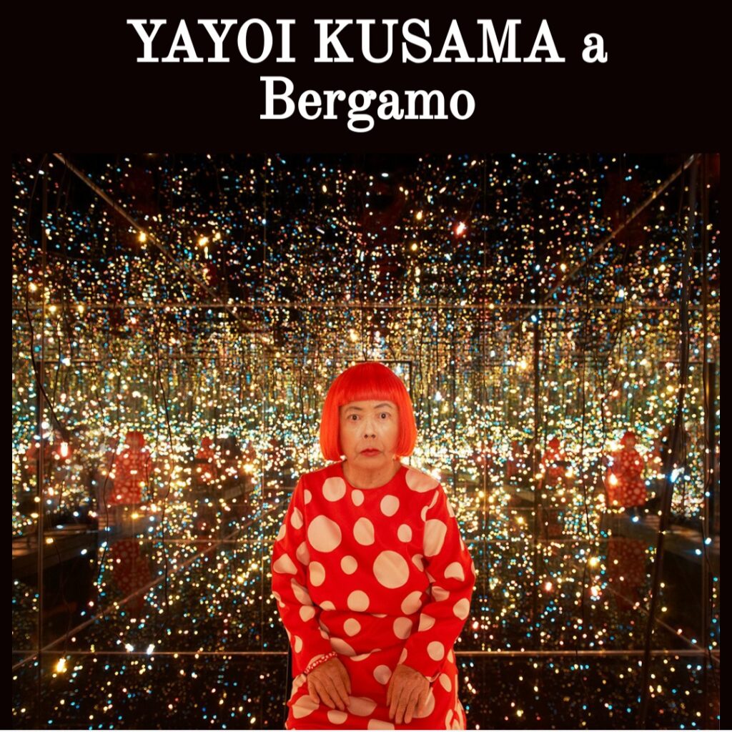 yayoi kusama a bergamo locandina